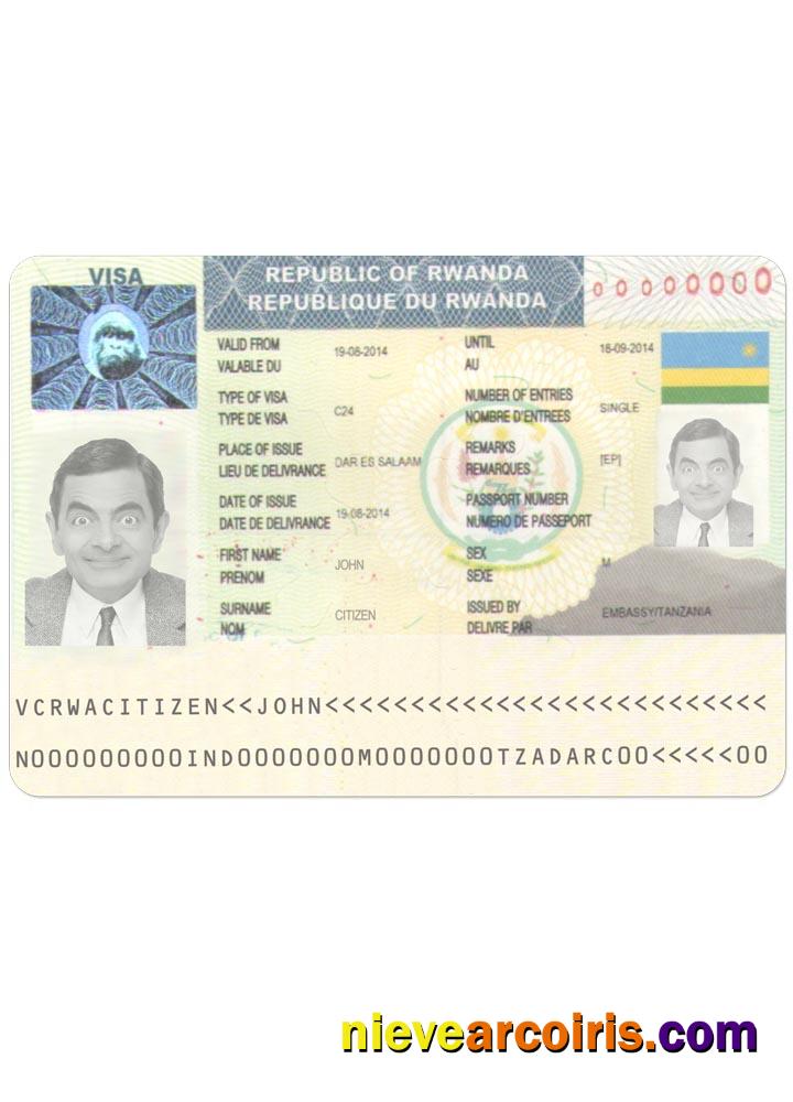 RWANDA travel visa